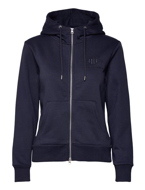 Gant | Reg Tonal Shield Zip Hoodie | XS