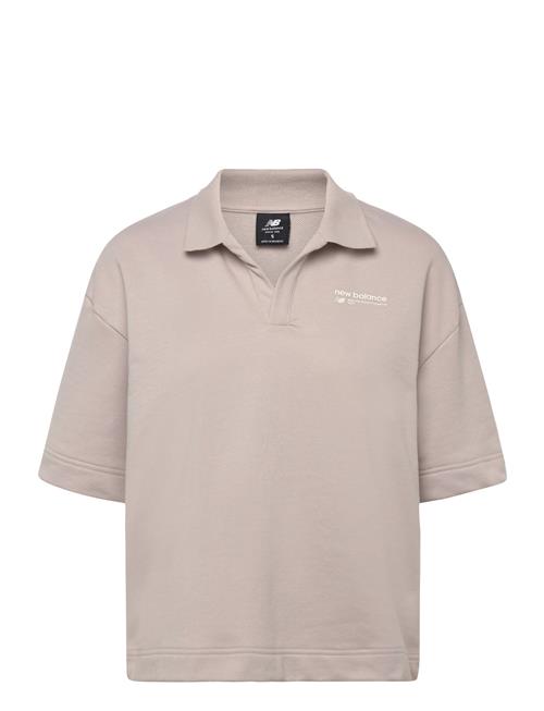 New Balance | Linear Heritage French Terry Collared Shirt | XL