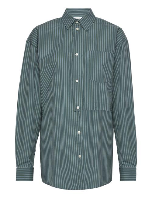 WOOD WOOD | Jade Poplin Stripe Shirt | 38