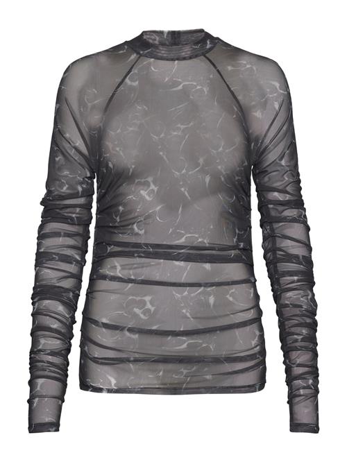 HAN Kjøbenhavn | Printed Mesh Plated Long Sleeve | 38