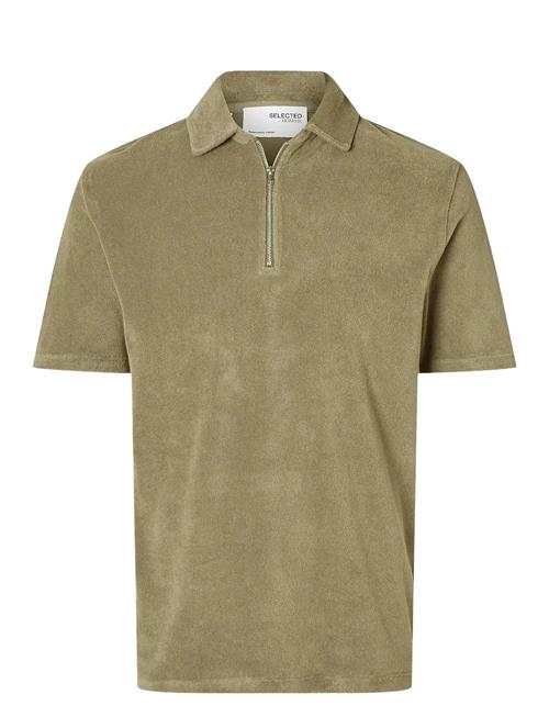 Selected | Slhrelax-Terry Ss Zip Polo Ex | XXL