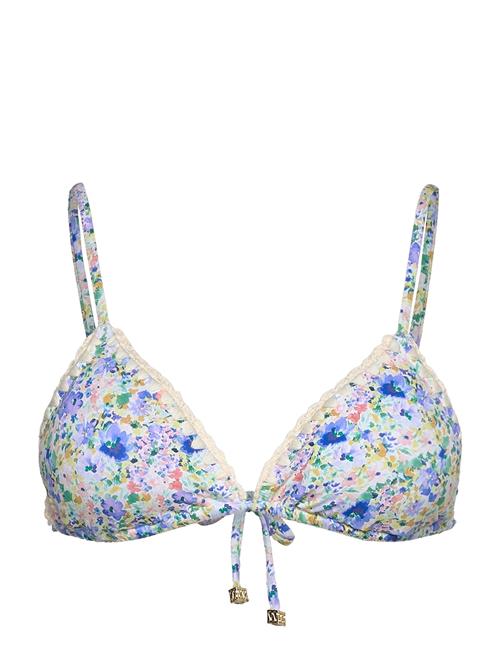 Malina | Ally Crochet Trimmed Triangle Bikini Top | M