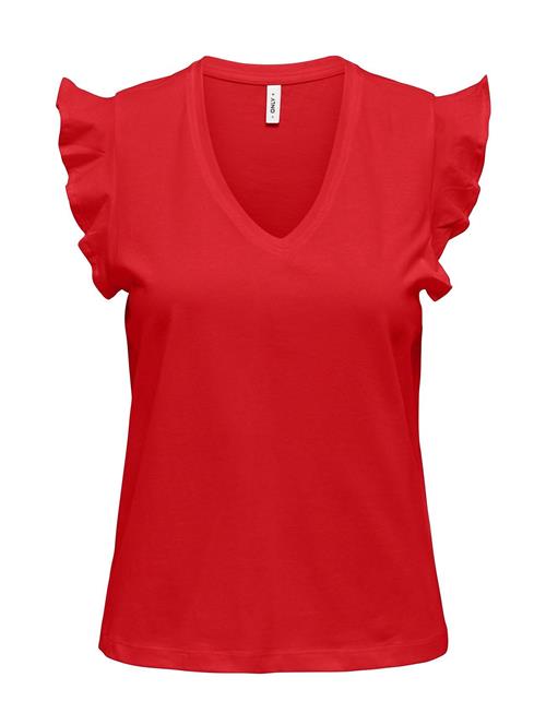 ONLY | Onlmay Life S/S Frill V-Neck Top Box Jrs | L