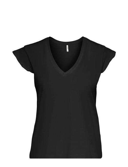 ONLY | Onlmay Life S/S Frill V-Neck Top Box Jrs | S