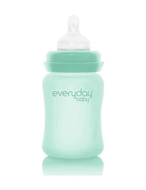 Everyday Baby | Glass Baby Bottle Healthy + Mint Green 150Ml | 150 ml