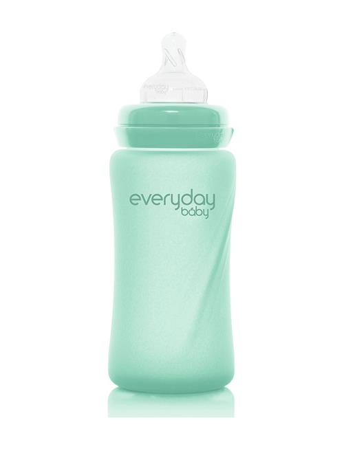 Everyday Baby | Glass Baby Bottle Healthy + Mint Green 240Ml | 240 ml