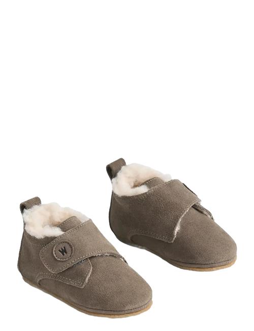 Wheat | Taj Wool Indoor Shoe | 23