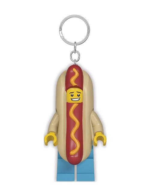 Euromic | Lego Ikonisk, Hotdogmand Nøglering Med Led-Lys | ONE SIZE