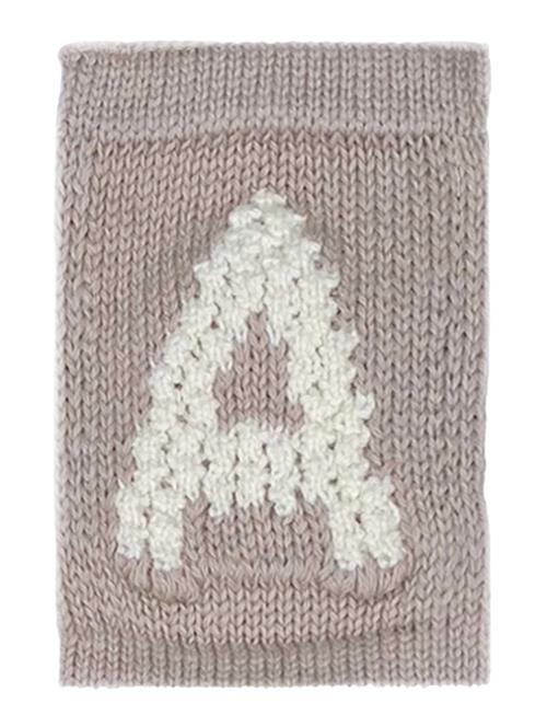 Smallstuff | Knitted Letter A, Nature | ONE SIZE 10 cm