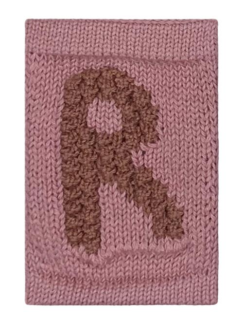 Smallstuff | Knitted Letter R, Rose | ONE SIZE 10 cm