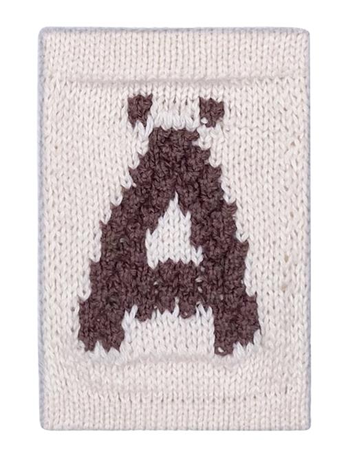 Smallstuff | Knitted Letter Ä, Nature | ONE SIZE 10 cm