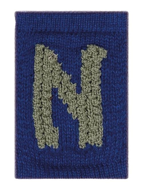 Smallstuff | Knitted Letter N, Blue | ONE SIZE 10 cm