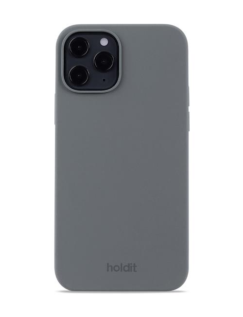 Holdit | Silicone Case Space Gray | IPHONE 12-12PRO