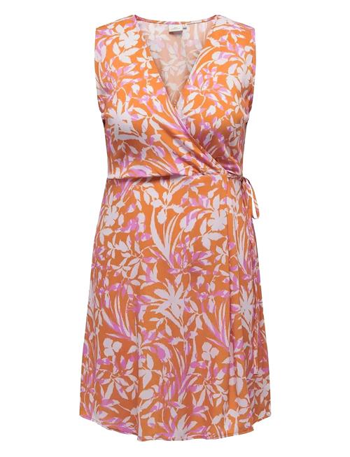 ONLY Carmakoma | Carpiora S/L Wrap Blk Dress Wvn | 52