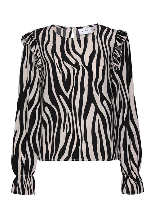 Vila | Vifini Oneck L/S Top/Su | 34