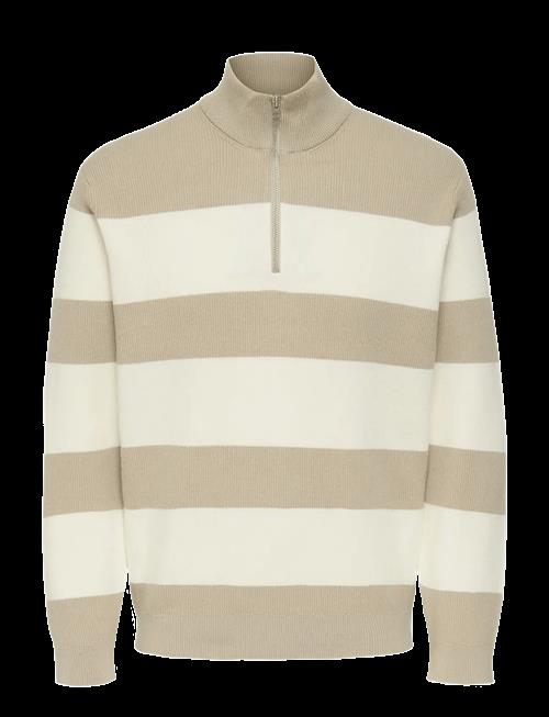 ONLY & SONS | Onsphil Reg 12 Struc Half Zip Knit Noos | XXL