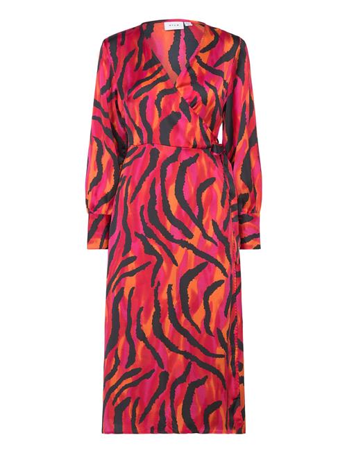 Vila | Vinaria L/S Wrap Midi Dress/Dc/Su | 36