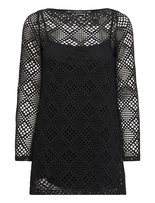 Mango | Geometric-Pattern Openwork Dress | XS