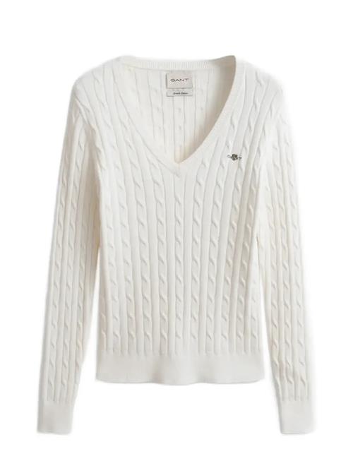 GANT | Stretch Cotton Cable V-Neck | XXXL