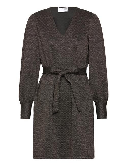 Selected | Slfagnethe Glitter Short Jaquard Dress | S