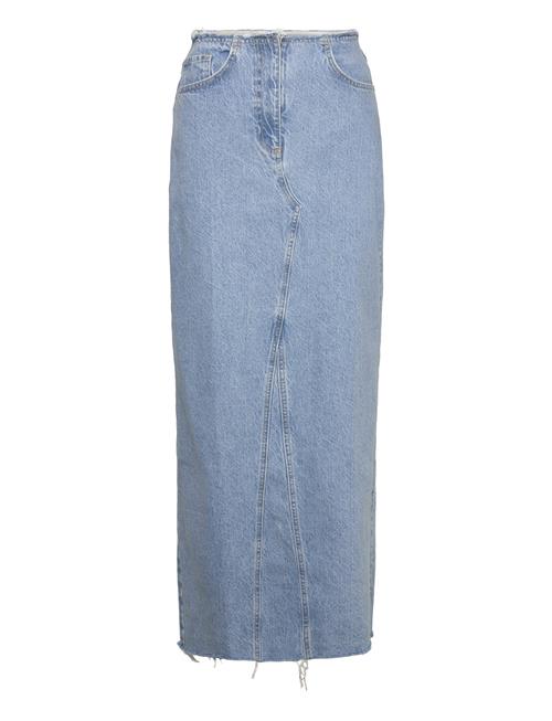Mango | Long Denim Skirt | S