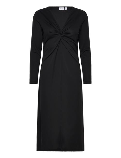 Vila | Vinayo Knot L/S Mid Calf Dress | S