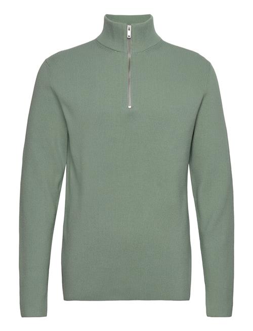 Lindbergh | Half Zip Rib Knit | L