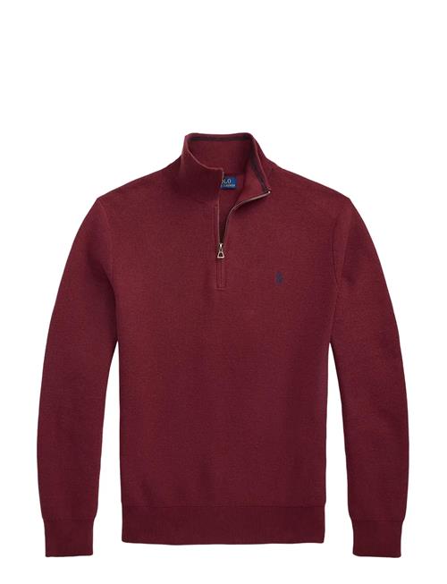 Polo Ralph Lauren | Mesh-Knit Cotton Quarter-Zip Sweater | XS