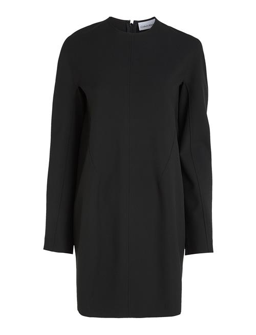 Calvin Klein | Heavy Viscose Ls Shift  Dress | 34