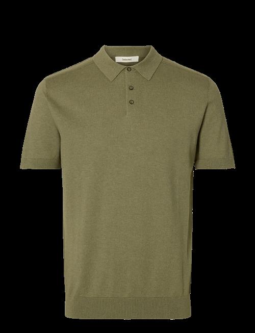 Selected | Slhberg Ss Knit Polo Noos | L