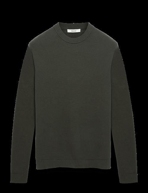 Selected | Slhdane Ls Knit Structure Crew Neck Noos | S