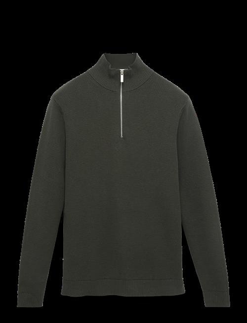 Selected | Slhdane Ls Knit Structure Half Zip Noos | S
