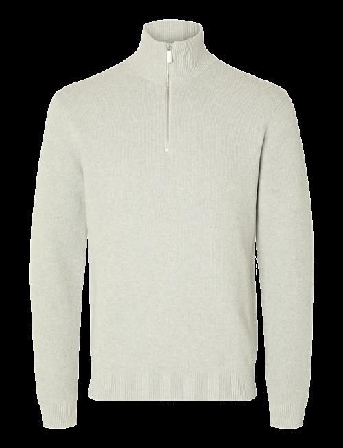 Selected | Slmdane Ls Knit Structure Half Zip Noos | XXL