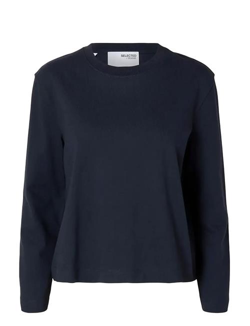 Selected | Slfessential Ls Boxy Tee Noos | XS