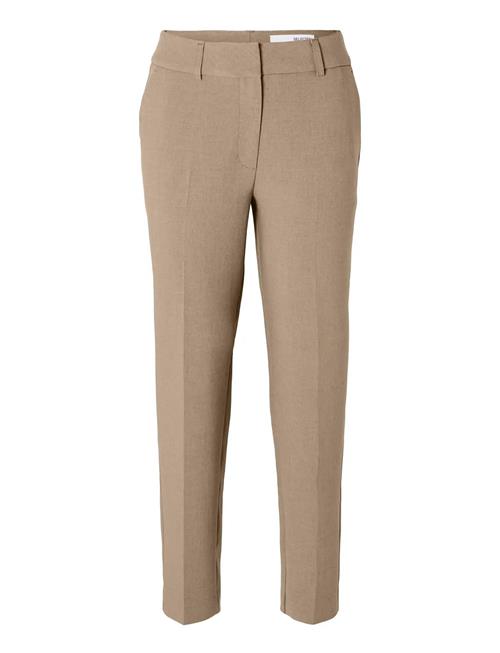 Selected | Slwrita-Ria Mw Crop Pant Camel Mel Noos | 36