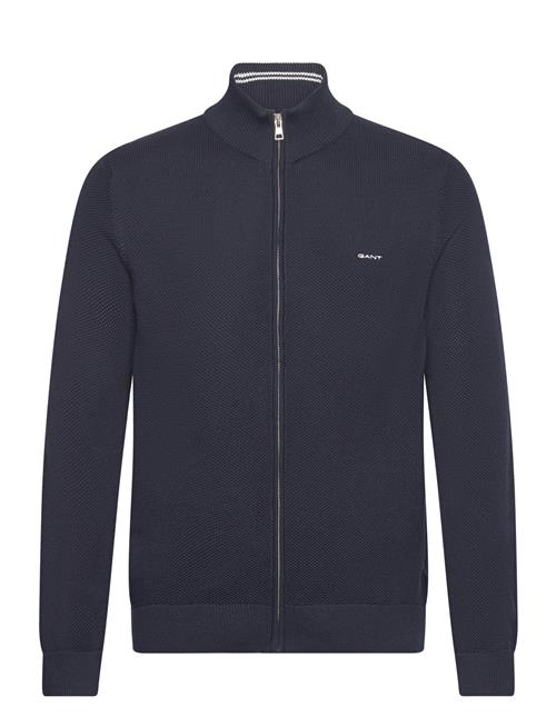 GANT | Cotton Pique Zip Cardigan | L