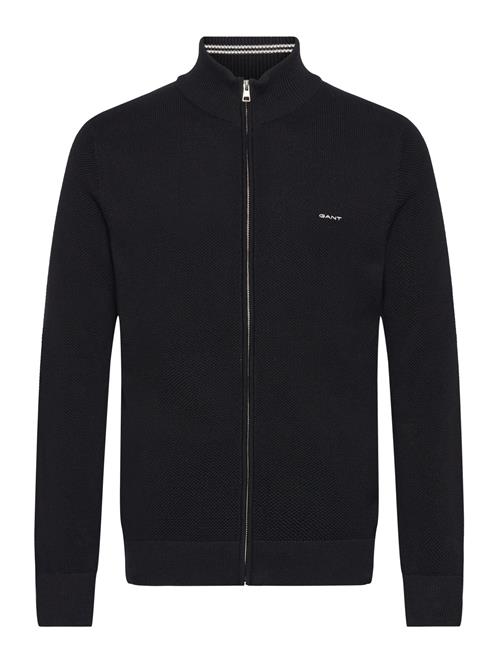 GANT | Cotton Pique Zip Cardigan | XL