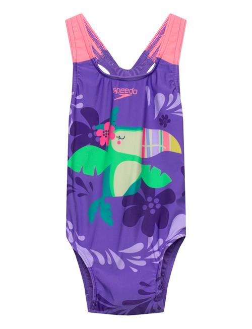 Speedo | Girls Digital Printed Swimsuit | 2