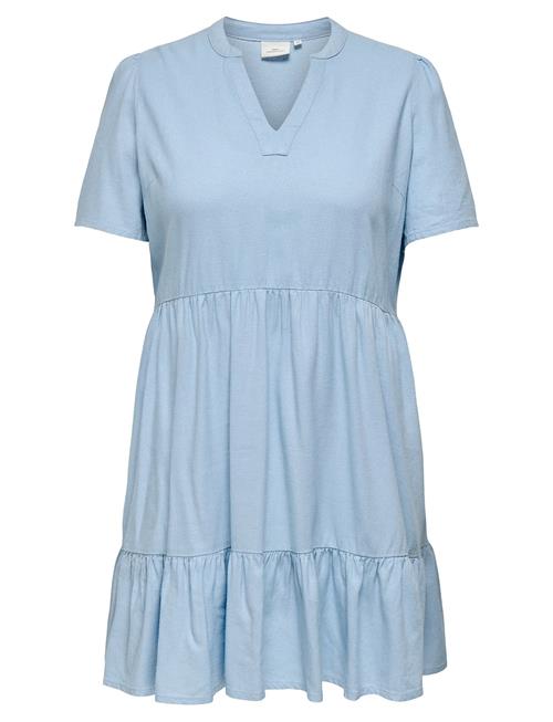 ONLY Carmakoma | Cartiri-Caro S/S V-Neck Lin Dress  Tlr | 46
