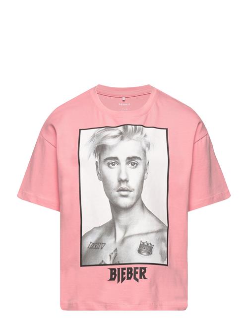 name it | Nkfjabb Justinbieber Ss Boxy Top Box Unv | 134/140