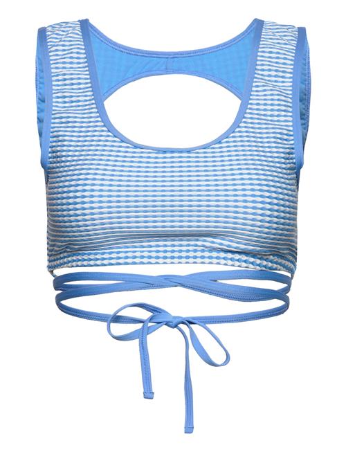 Speedo | Gingham Wrap Crop Top | XS