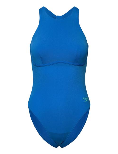 Speedo | Womens Racer Zip Swimsuit With Built In Swim Bra | 40