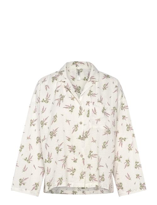 Lindex | Pyjama Shirt In Seersucker | XL