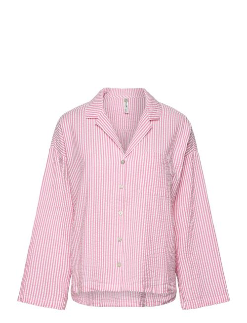 Lindex | Pyjama Shirt In Seersucker | XL