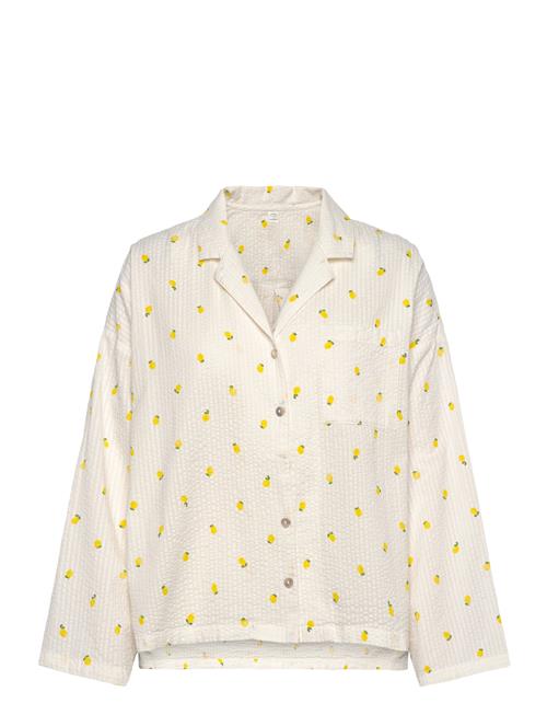 Lindex | Pyjama Shirt In Seersucker | XXL