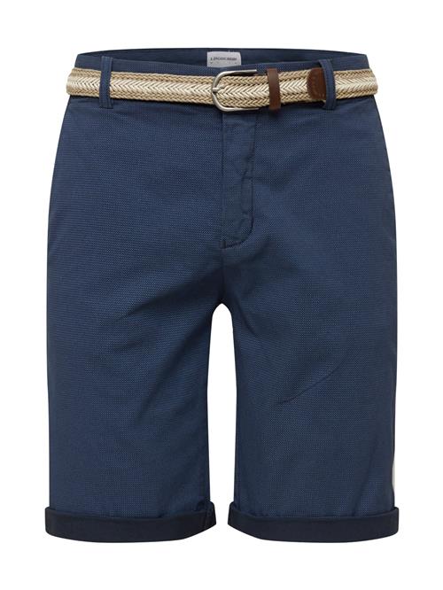 Lindbergh Lærredsbukser 'Superflex'  sand / lysebeige / navy