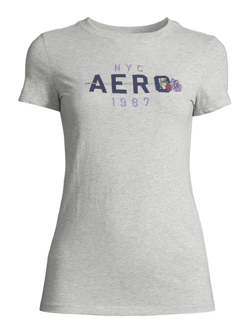 AÉROPOSTALE Shirts  navy / grå-meleret / lilla