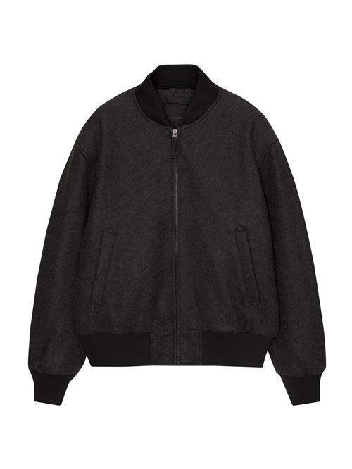 Pull&Bear Overgangsjakke  sort / sort-meleret