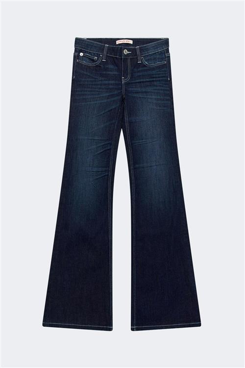 Gina Tricot - Glow low flare tall jeans - Tall Jeans - Blå - 36 - Dame