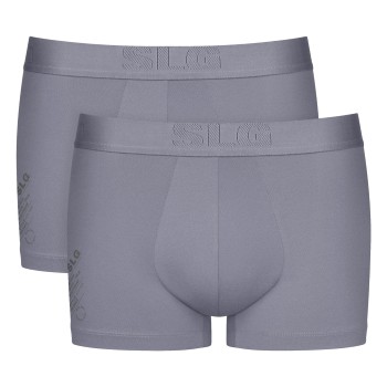 Sloggi 2P SLG Base Soft Trunk Grå Small Herre